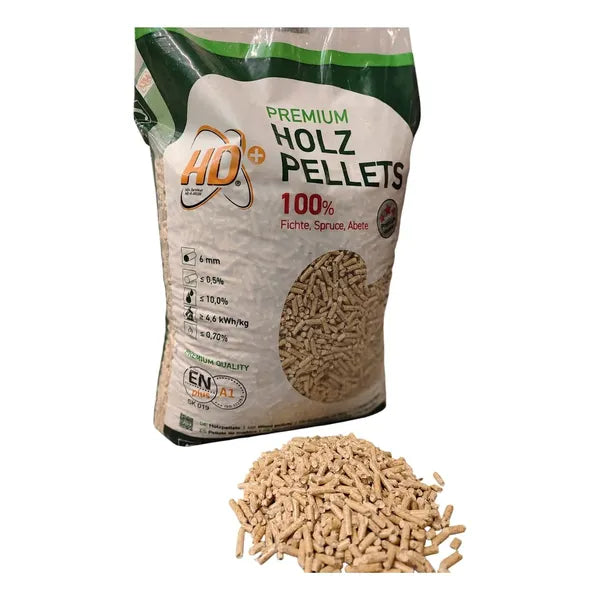 Pellets de madera Rettenmeier Energy Wood Premium EN plus A1/ Palé de 1050 kg