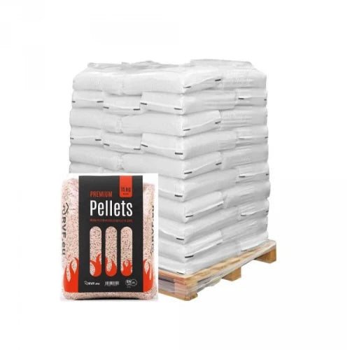 Pellets de madera Premium ENplus A1, 1050 kg