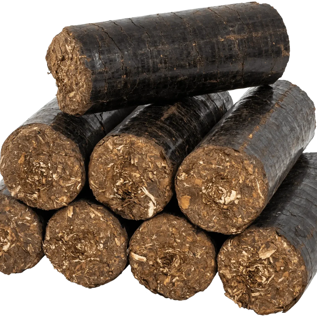 Briquetas de madera – palé de 1000 kg / EXTRA LARGO