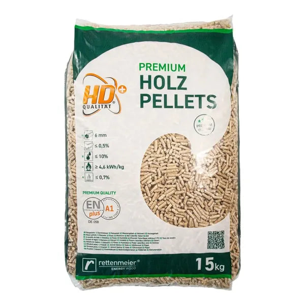Pellets de madera Rettenmeier Energy Wood Premium EN plus A1/ Palé de 1050 kg